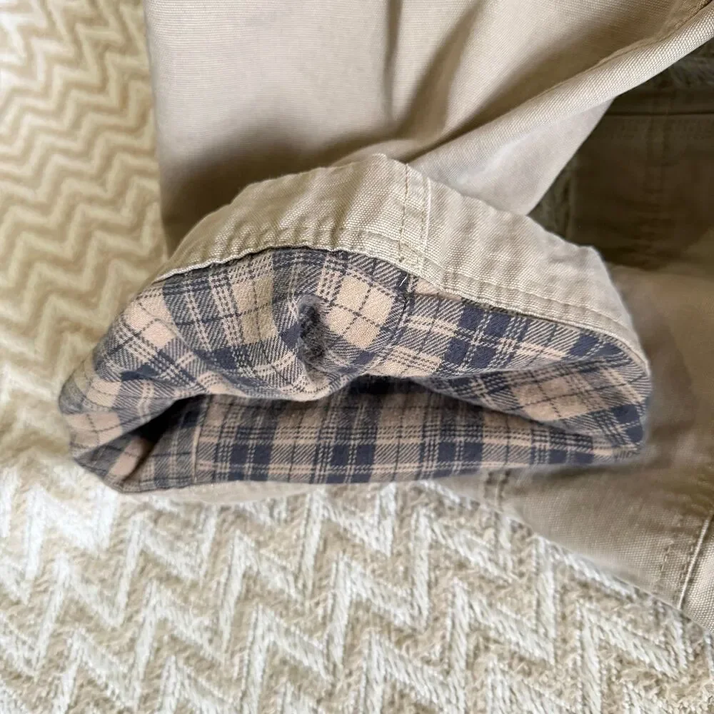 Gander Mountain Flannel Lined Brown Pants